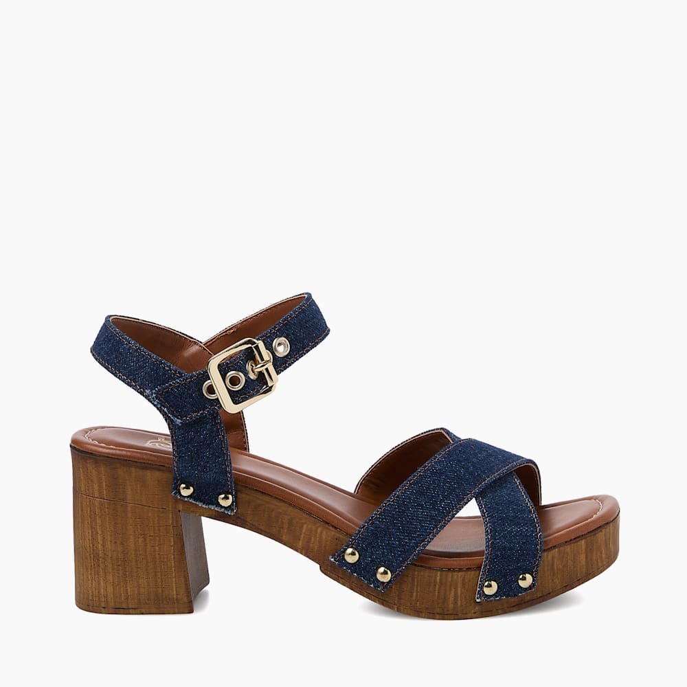 Strappy clog heels new arrivals