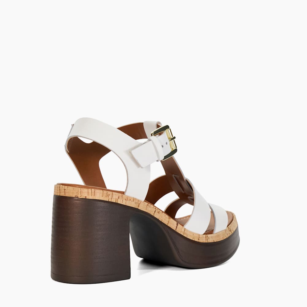 Stacked platform heels top