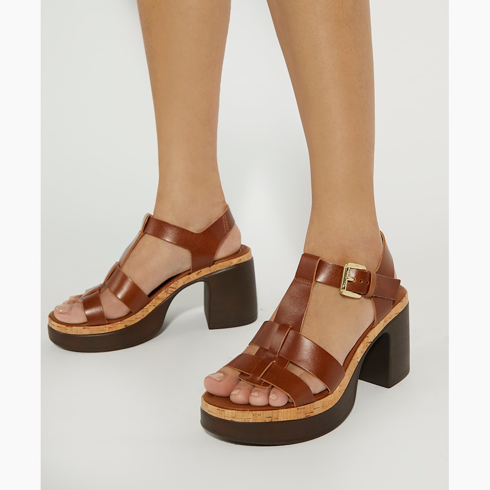 Stacked platform heels on sale