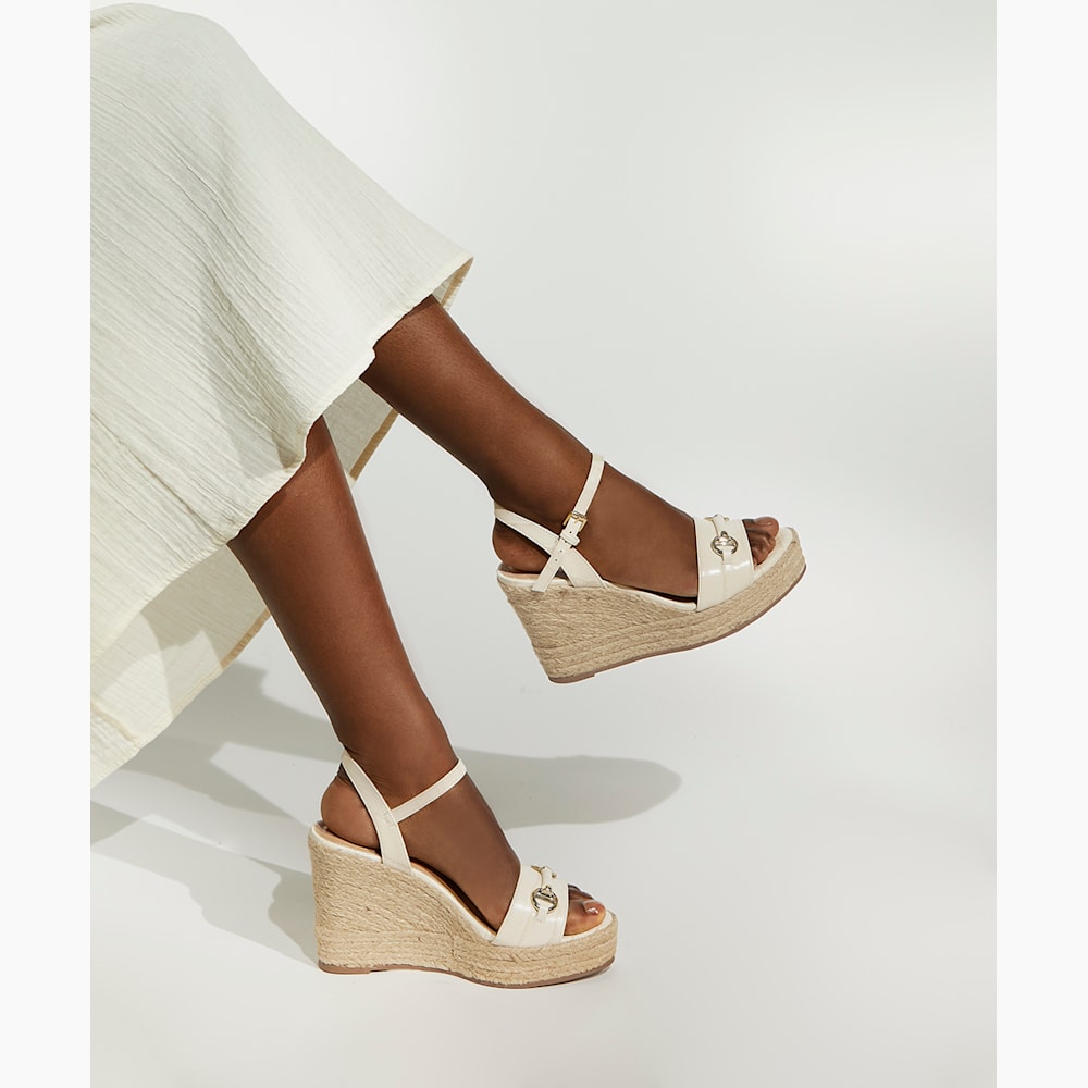 【DUNE LONDON】Kai エスパドリーユ ウェッジ サンダル Dune London Kai Wedge Sandal | David Jones