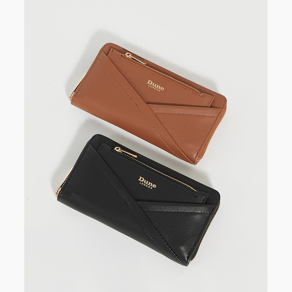 Dune zip around purse on sale