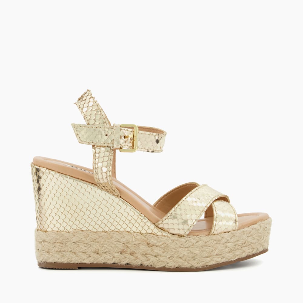 Michael kors gold wedges sales