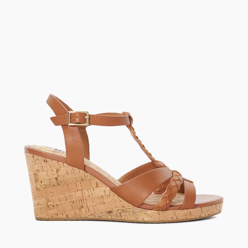 Tan cork wedges shop