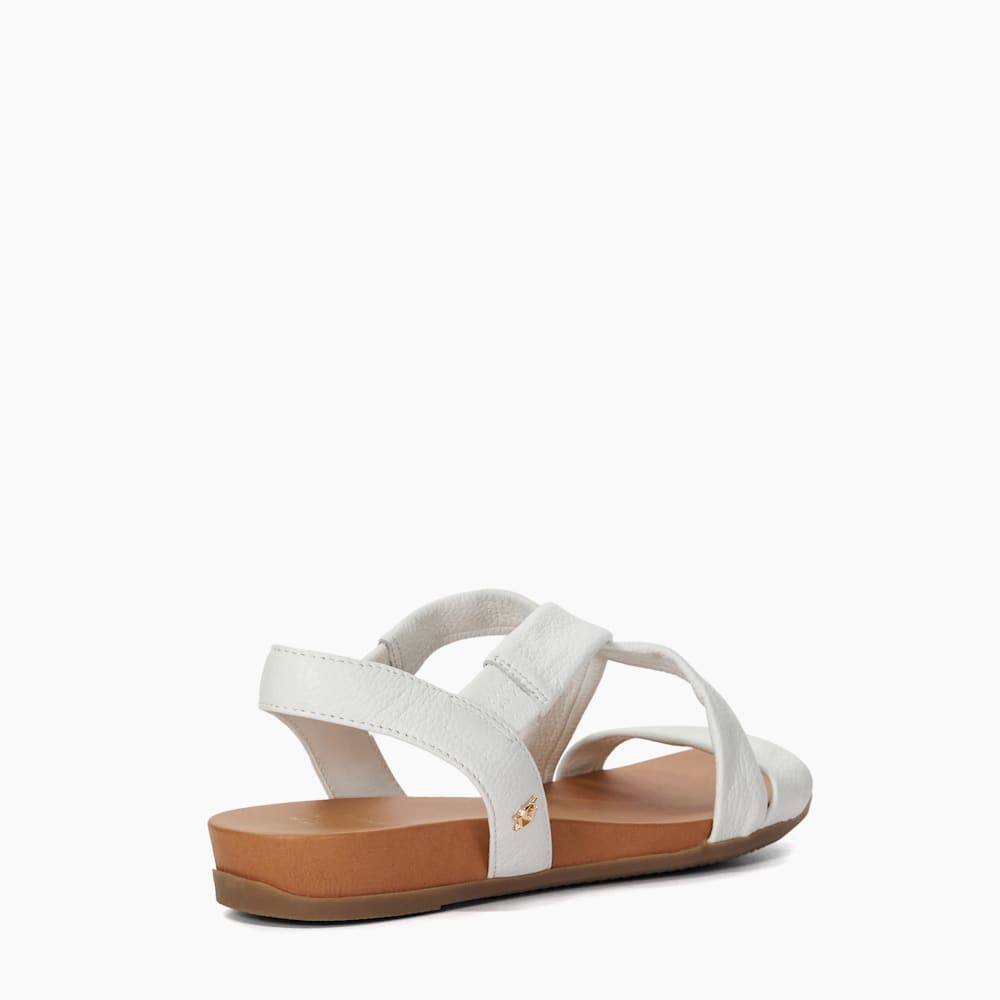 DUNE LONDON Landie サンダル Landie White, Leather Sandals | Dune London