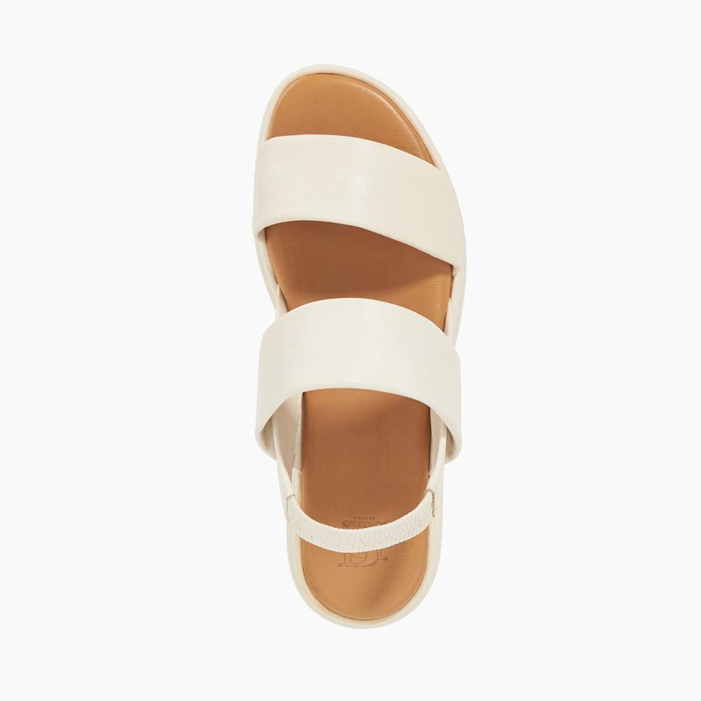 Location Ecru Padded Flatform Sandals Dune London