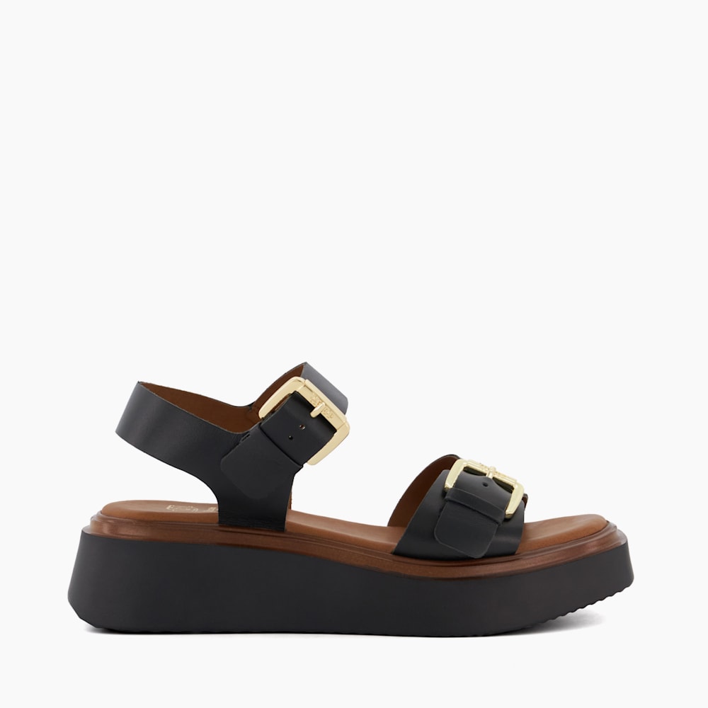 DUNE LONDON Loells サンダル Loells Black, Casual Flatform Sandals | Dune London