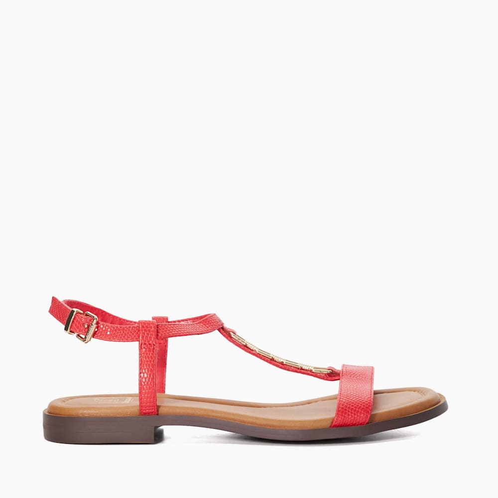 Croc effect sandals sales