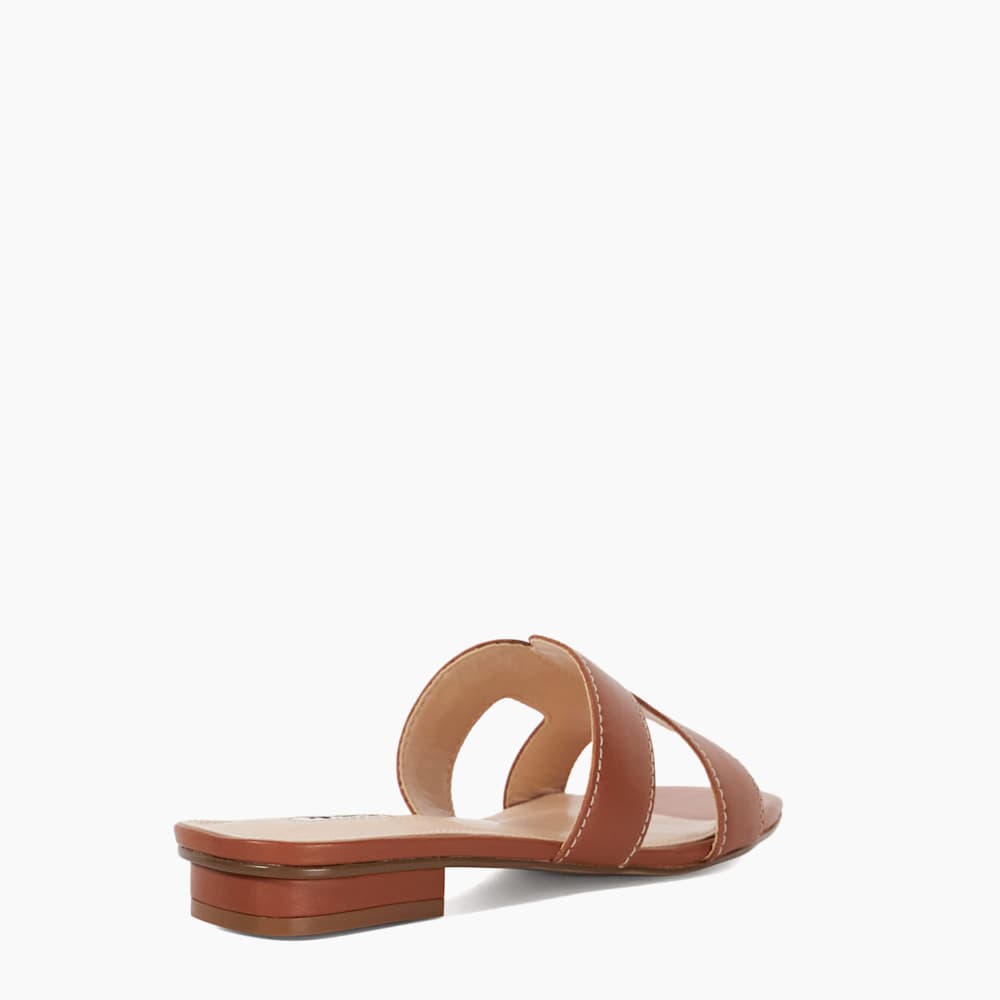 【DUNE LONDON】Loupe スマートスライダーサンダル Loupe Tan, Smart Slider Sandals | Dune London