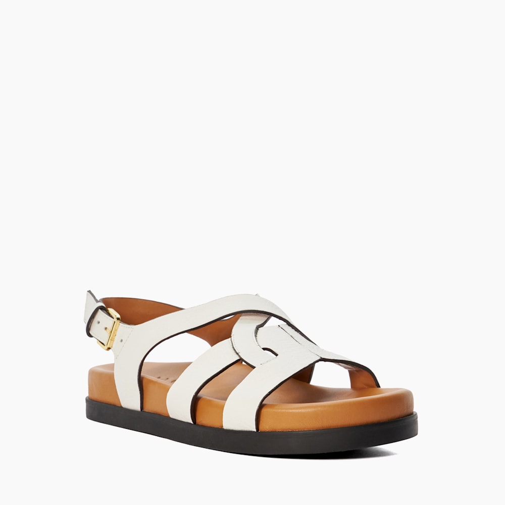 White casual sandals 2025