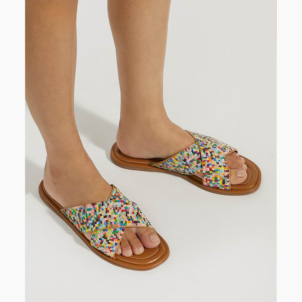 Dune sparkly flip flops shop