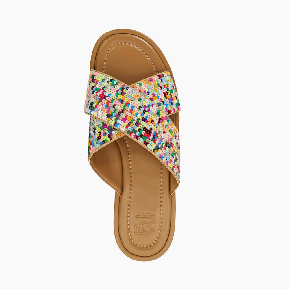 Dune sparkly flip flops sales