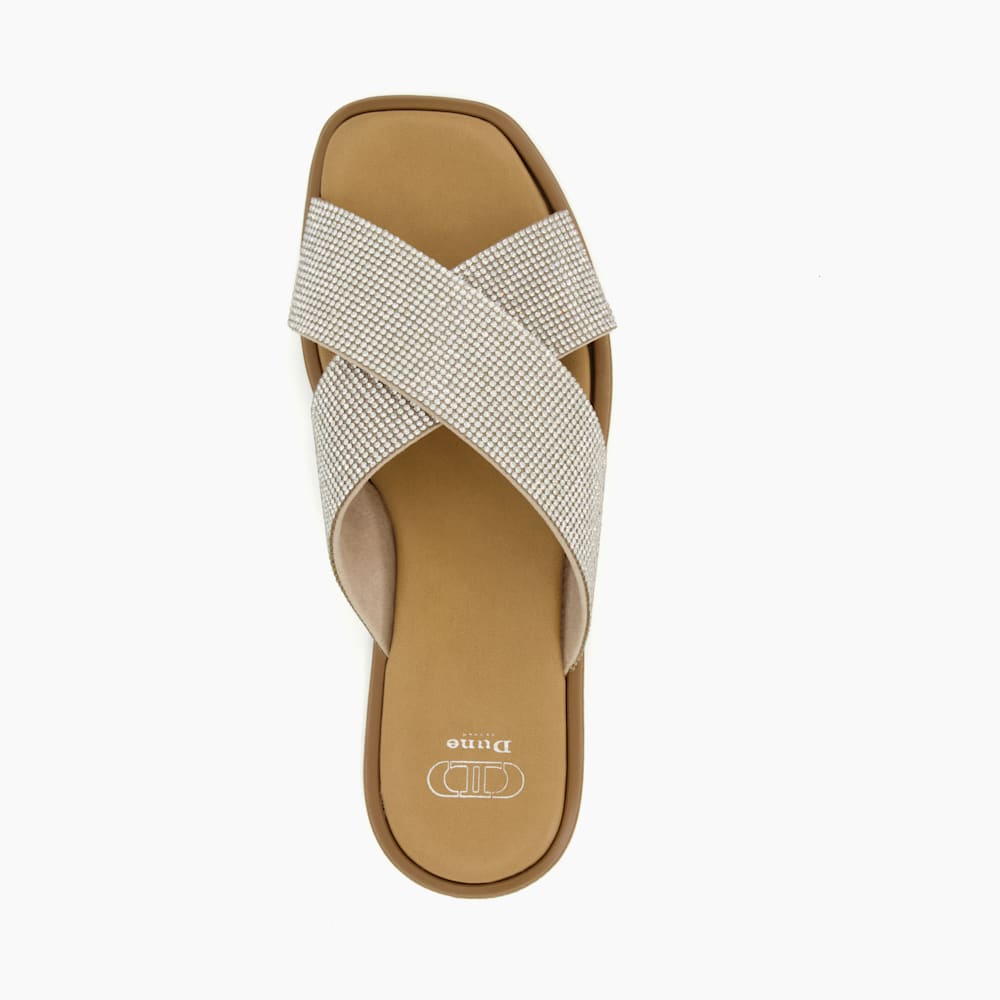 Dune diamante flip flops clearance
