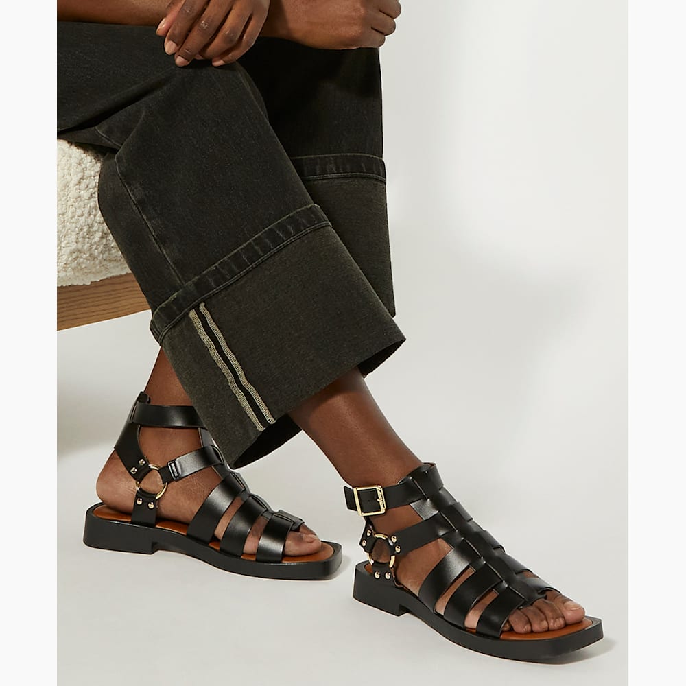 Studded gladiator sandals 2025