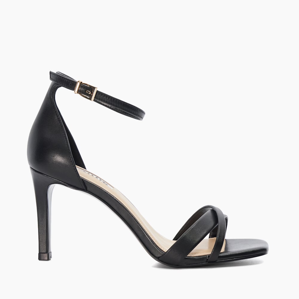 Madrina Black Ankle Strap Open Toe Sandals Dune London