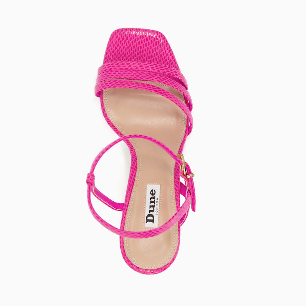 Dune pink sandals online