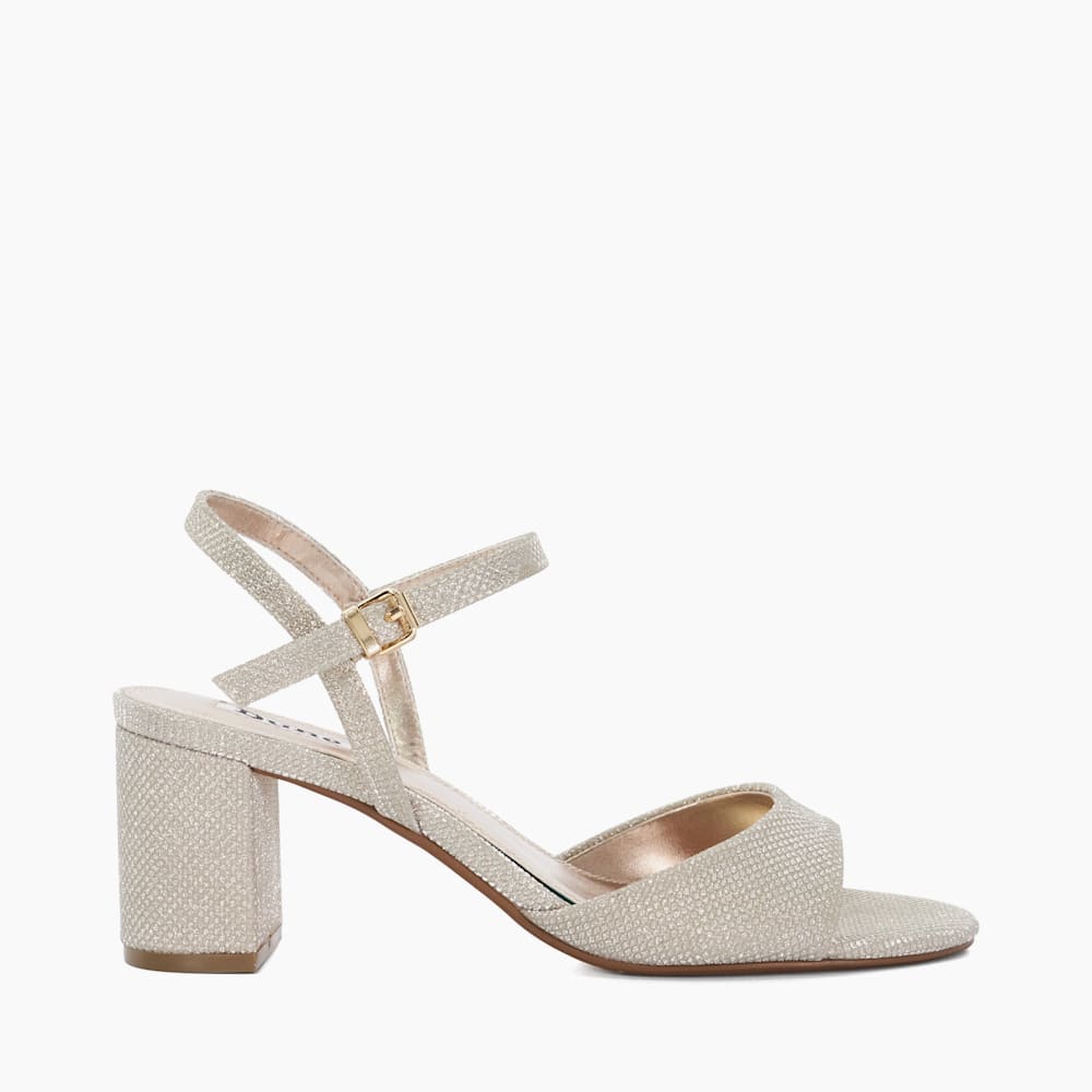 Rose gold two strap sandals hotsell