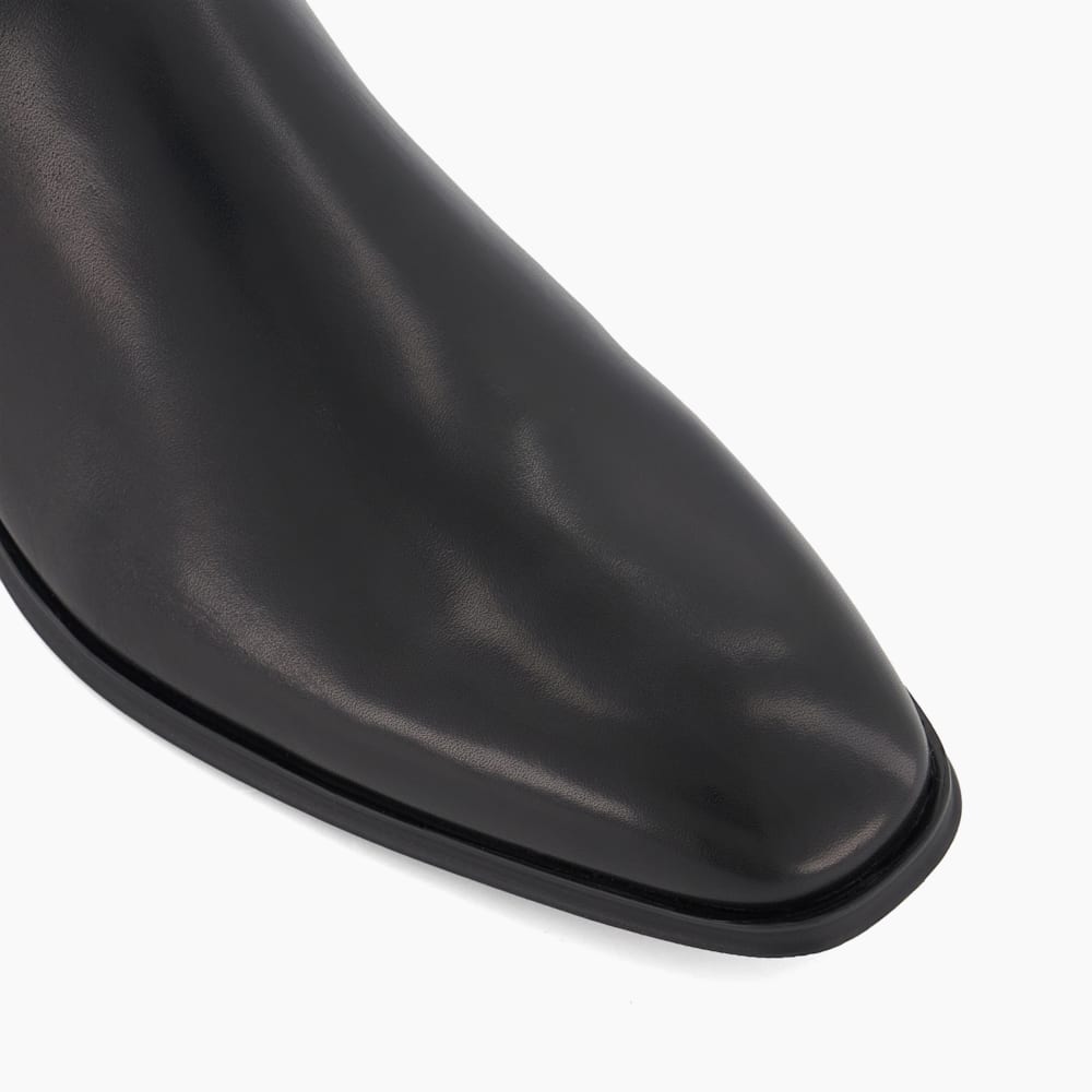 Mandatory Black, Leather Chelsea Boots | Dune London
