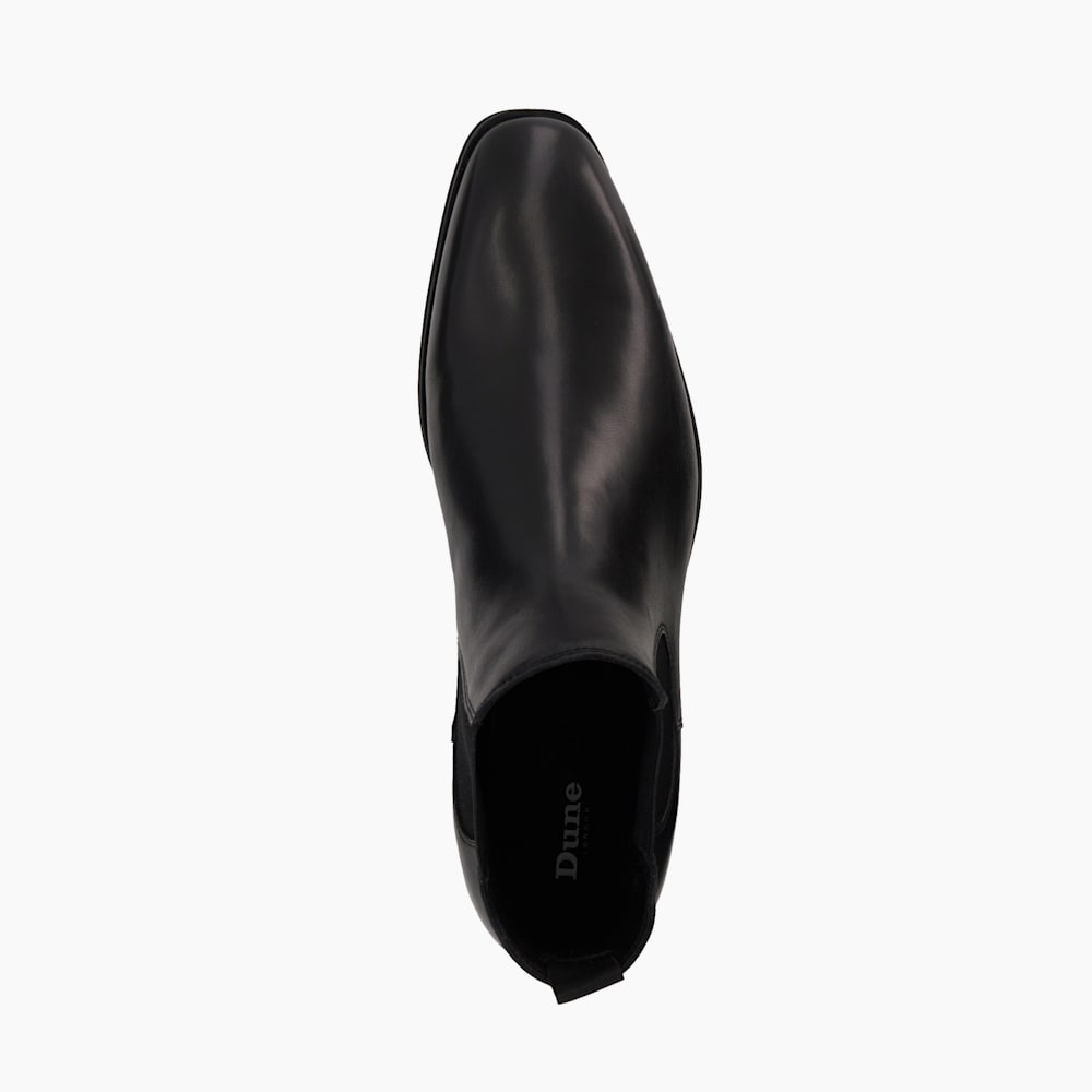 Mandatory Black, Leather Chelsea Boots | Dune London