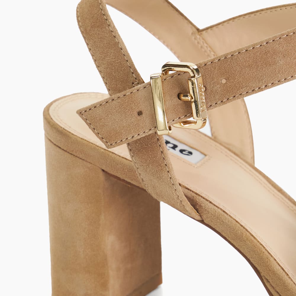 Manifesting Caramel, Block Heel Sandals Dune London