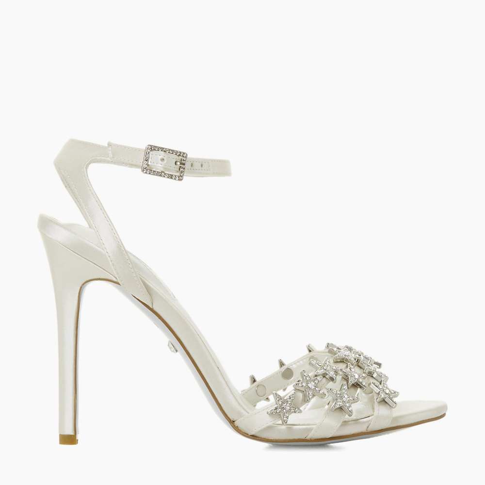 Embellished wedding heels deals