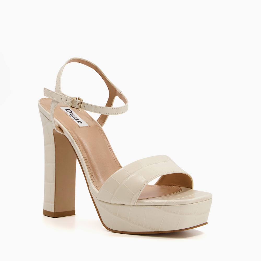 Strappy platform heels shop