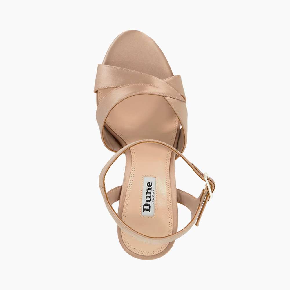 Mayve Mink, Stiletto Heel Sandals | Dune London Mayve Mink, Stiletto Heel Sandals | Dune London