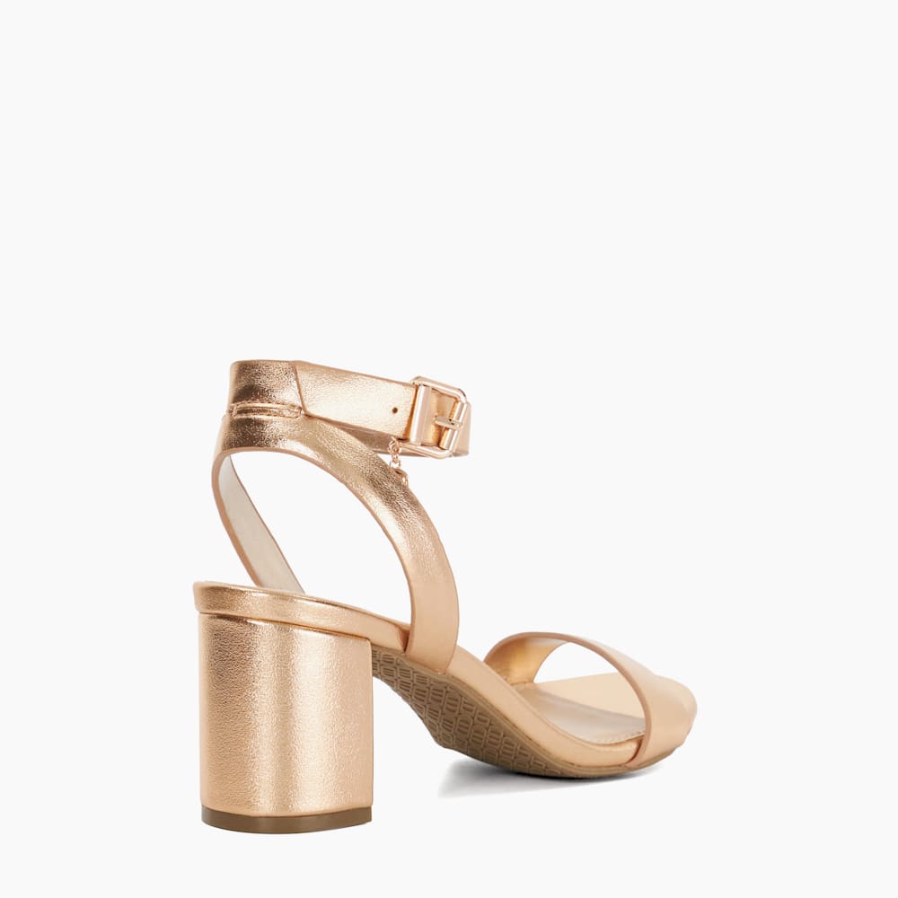 Rose gold mid heel sandals uk new arrivals