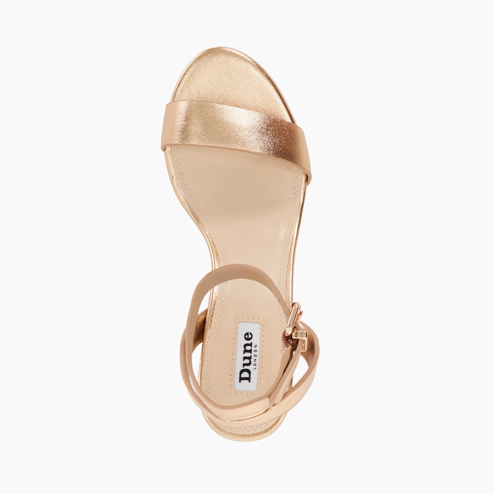 Rose gold mid heel sandals new arrivals