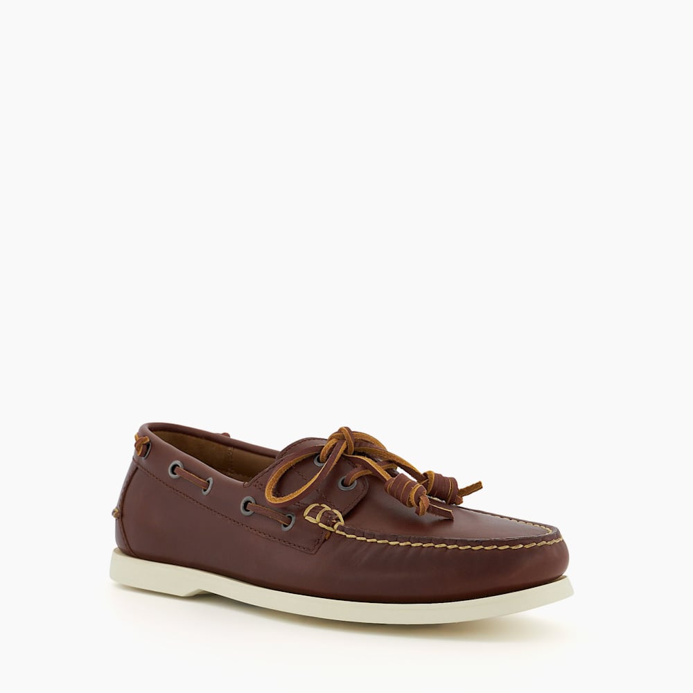 Merton leather boat shoe clearance