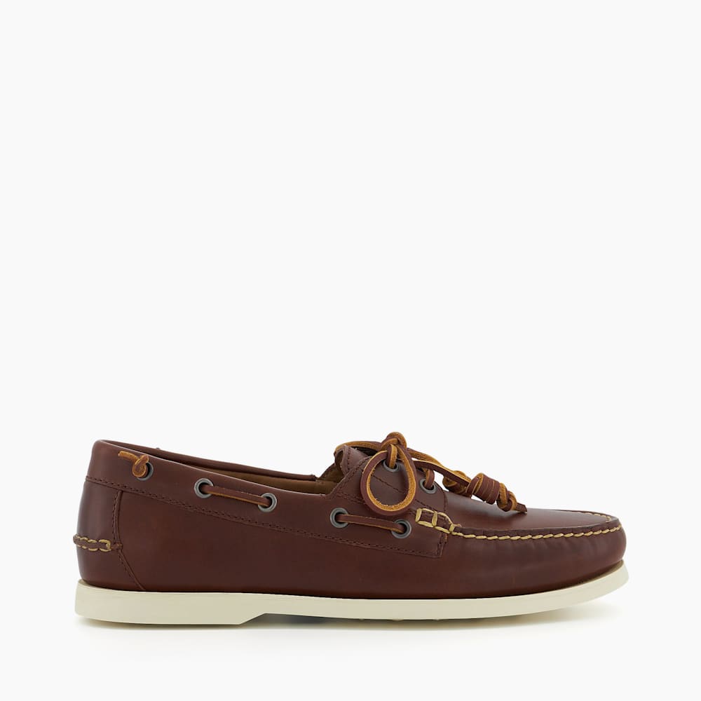 Merton Slip On Tan Leather Boat Shoes Dune London