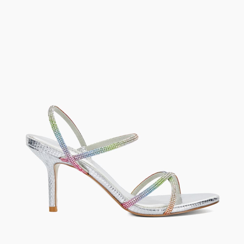 Silver gladiator sandals heels discount