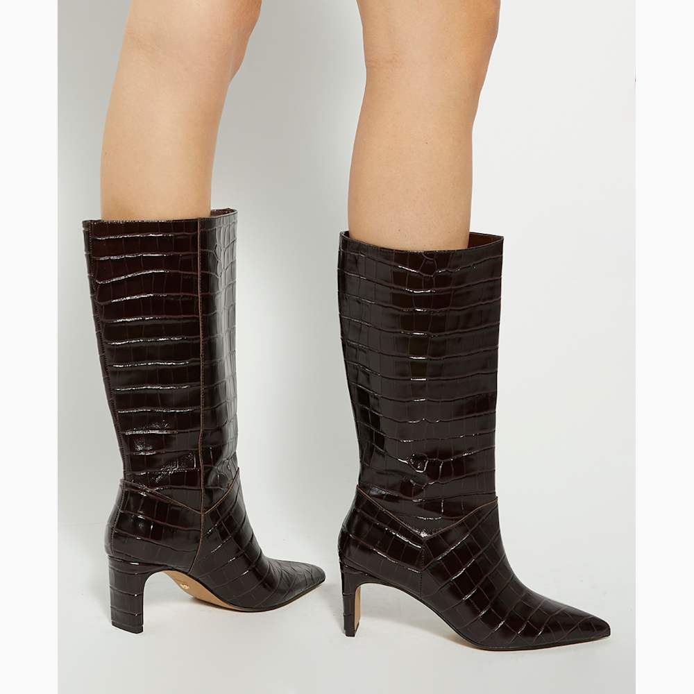 Brown Olette Pointed Toe Bootie Sam Edelman Olette Pointed Toe