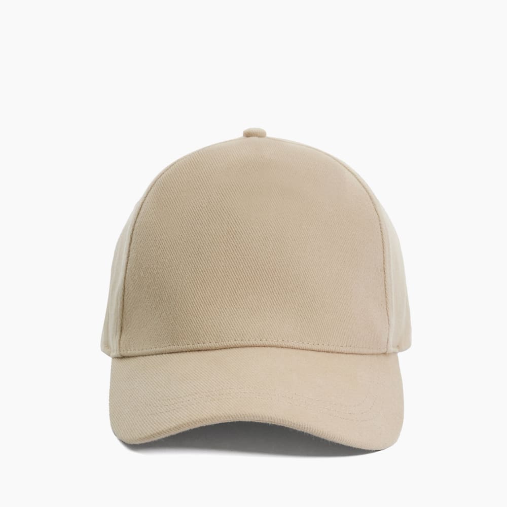 Plain beige baseball cap 2025