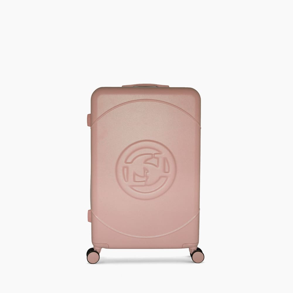 Pink gucci suitcase best sale