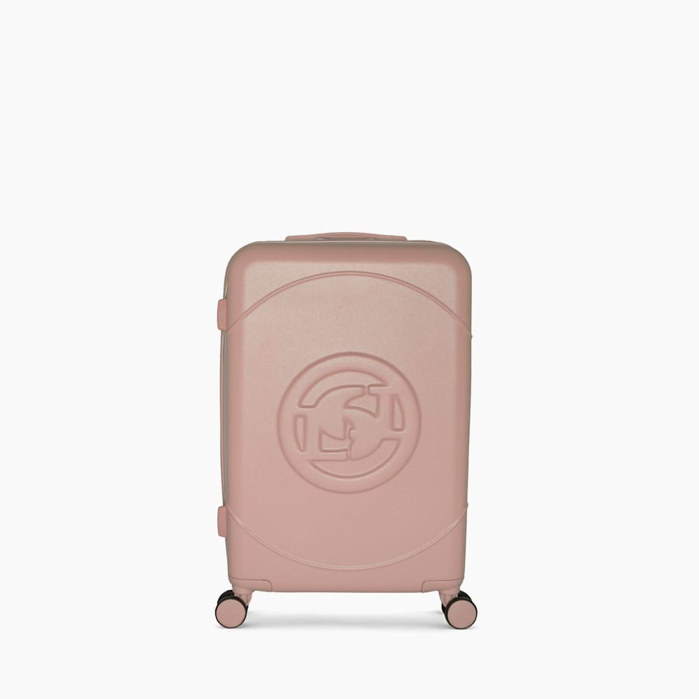Pink medium suitcase outlet