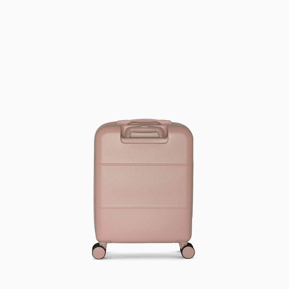 Pink hard suitcase discount