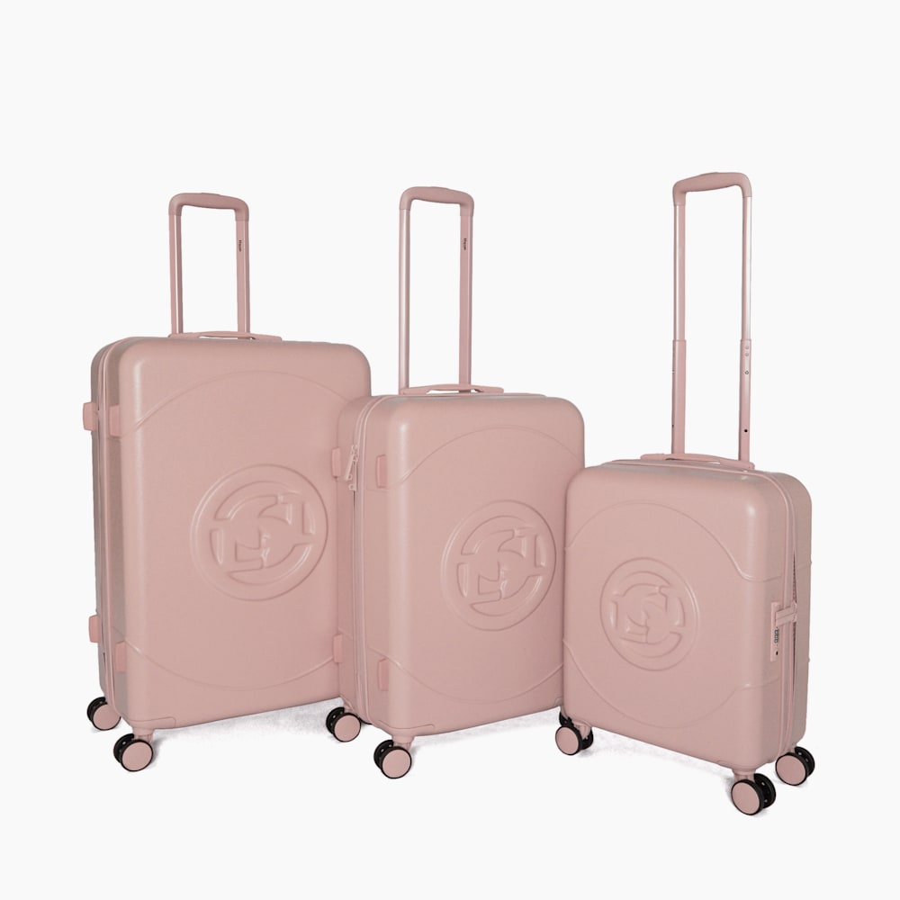 Pink carry on suitcase best sale