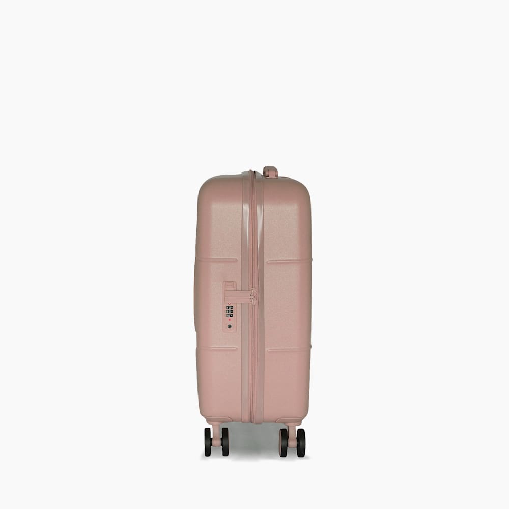 Pink hard case luggage cheap