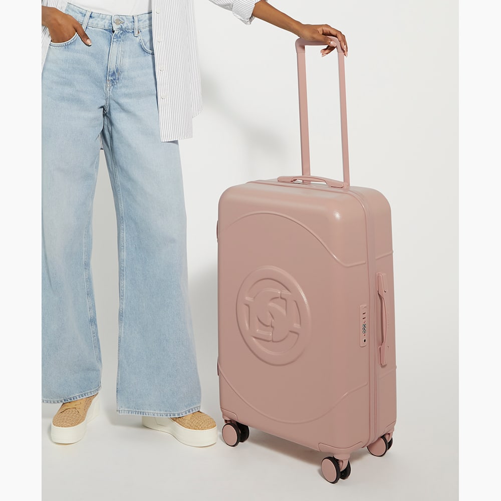 Pink gucci suitcase sales