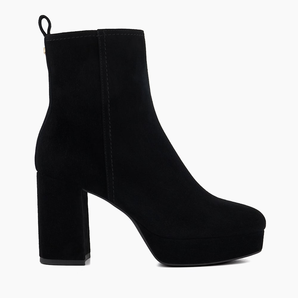 Topshop black suede boots online