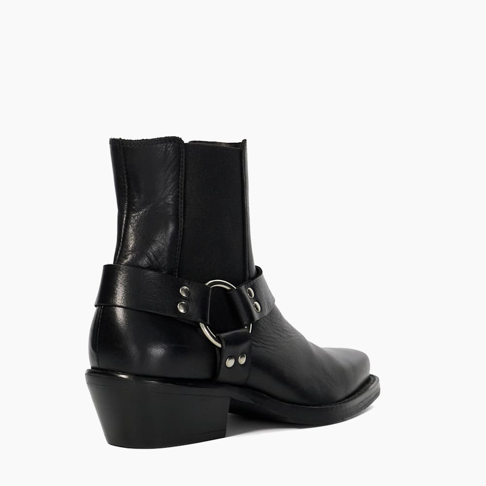 ダウンジャケット・コート Le Maillon Chain Leather Knee Boots Saint Laurent Le Maillon Chain Leather Knee Boots - Runway