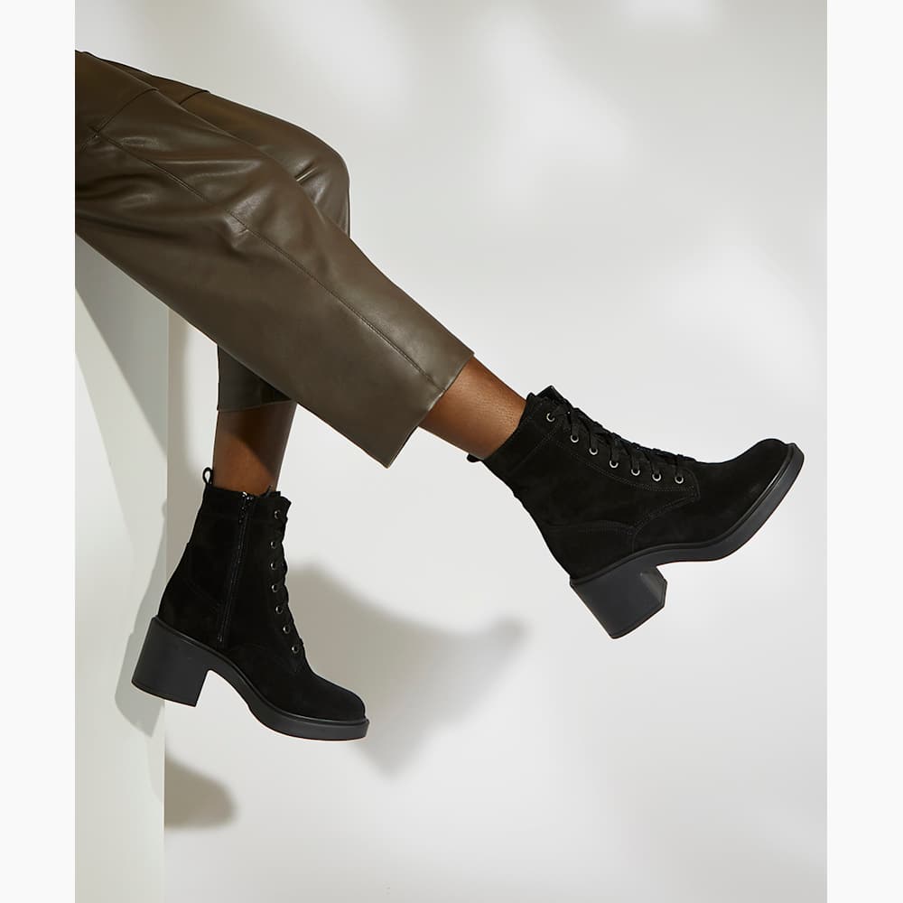 Suede lace up boots womens hotsell