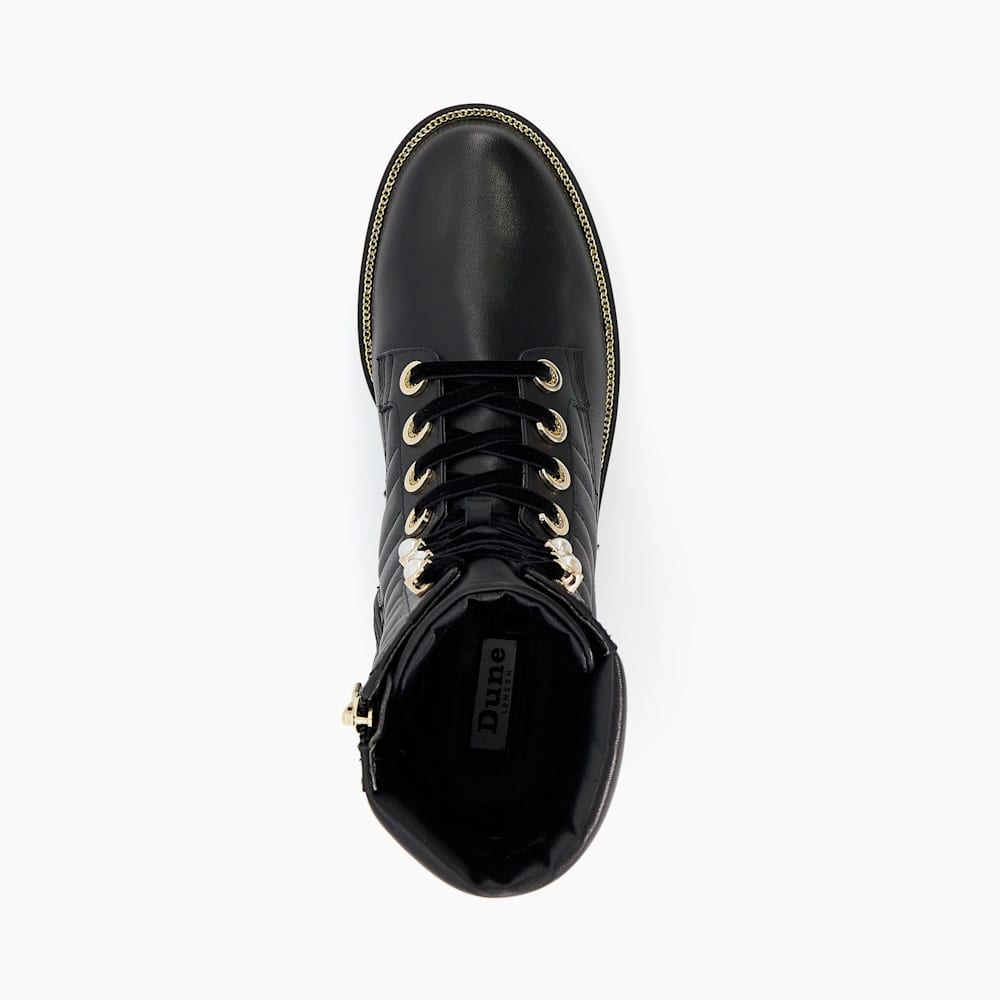 Dune pearl biker boots hot sale