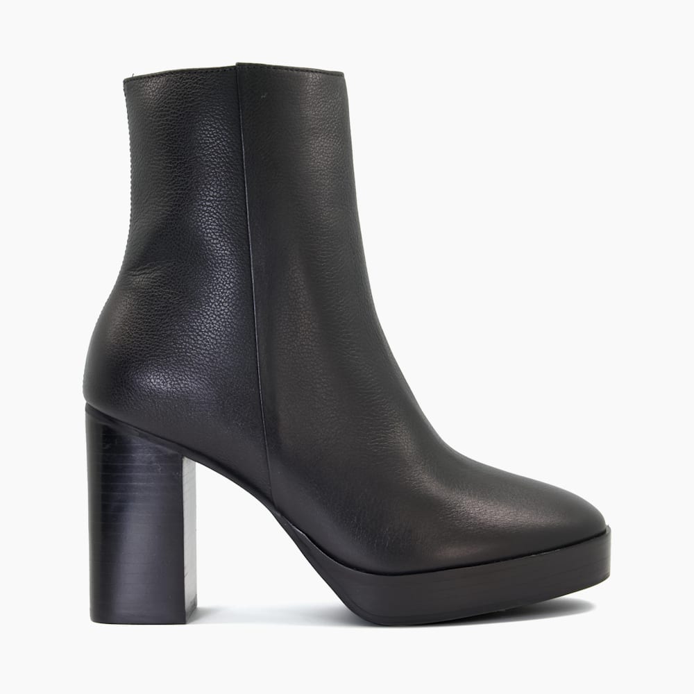 Platform ankle boots leather discount