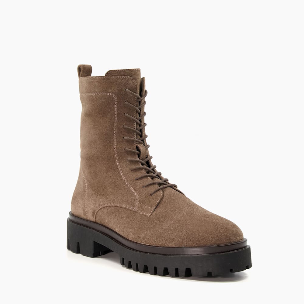 Taupe flat boots outlet