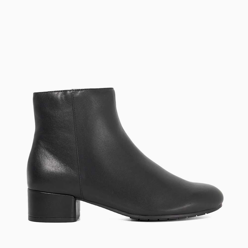 Pippie Black, Low-Heel Ankle Boots Dune London