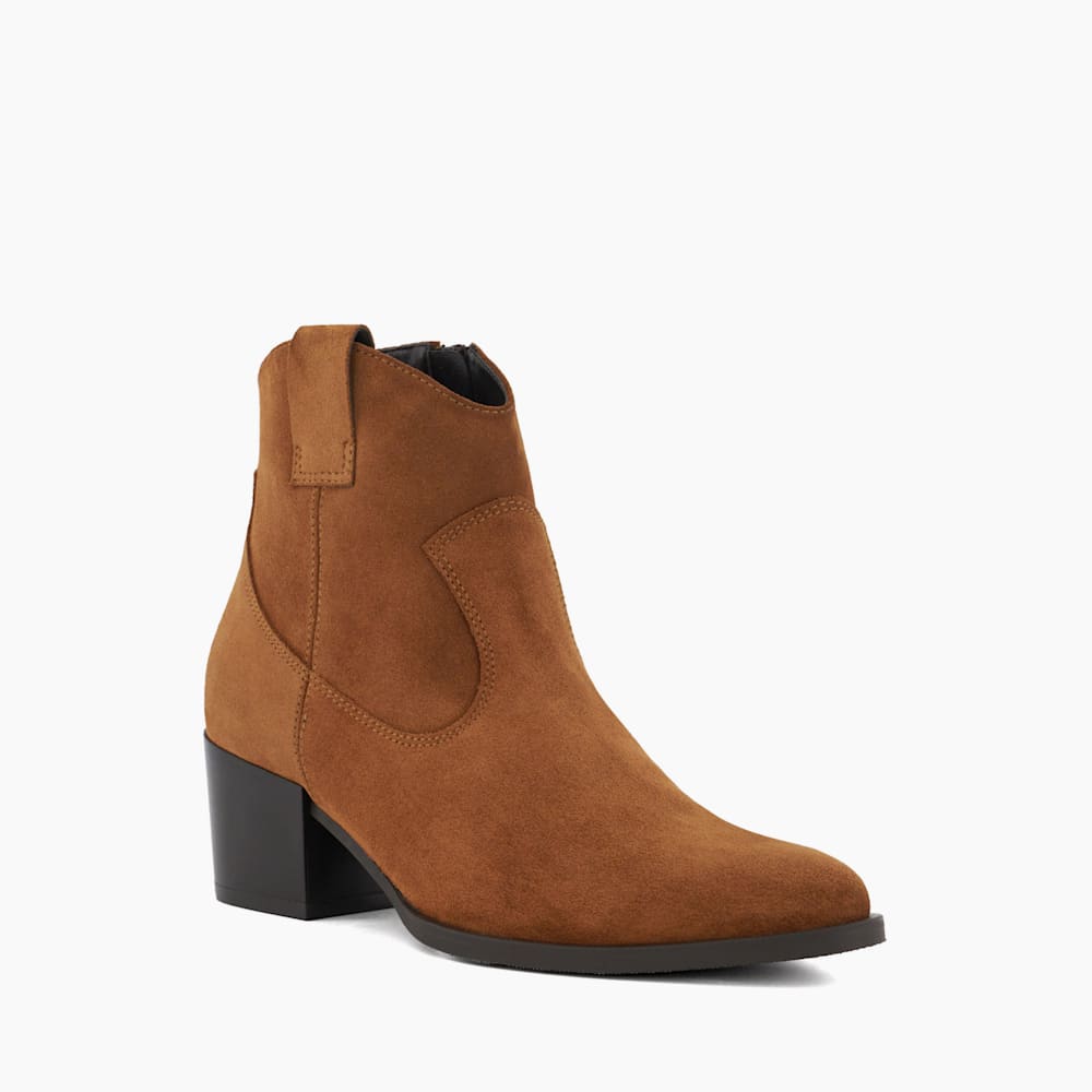 Possible Tan Suede Western Boots Dune London