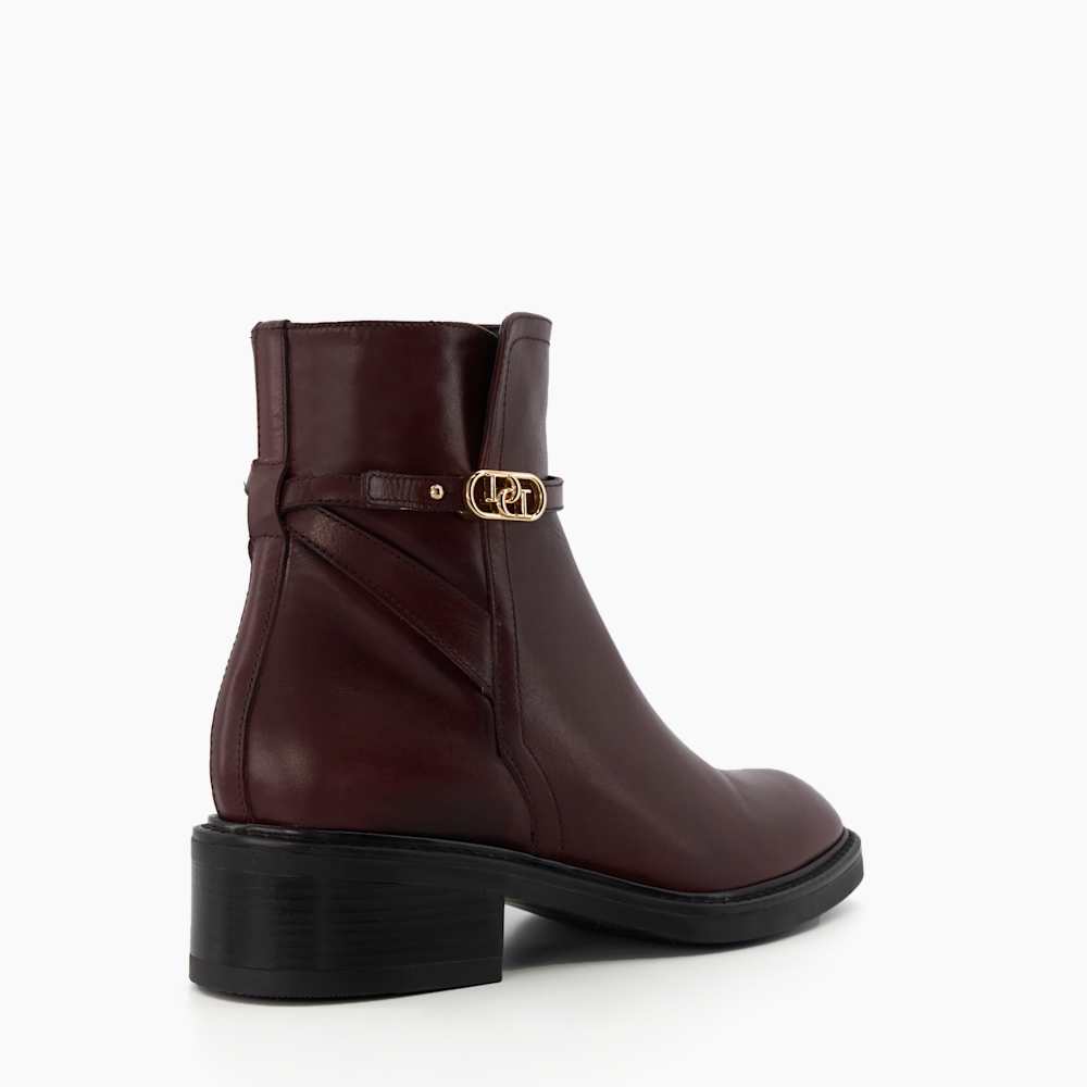 Dune burgundy chelsea boots hot sale
