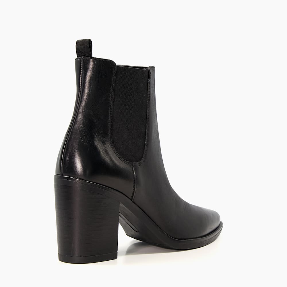 Depp leather heeled chelsea boots new arrivals