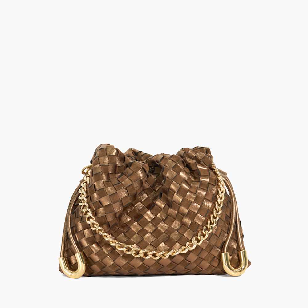 Bronze leather bag online